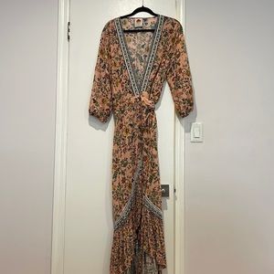 Farm RIO and Anthropologie collab dress . gorgeous floral